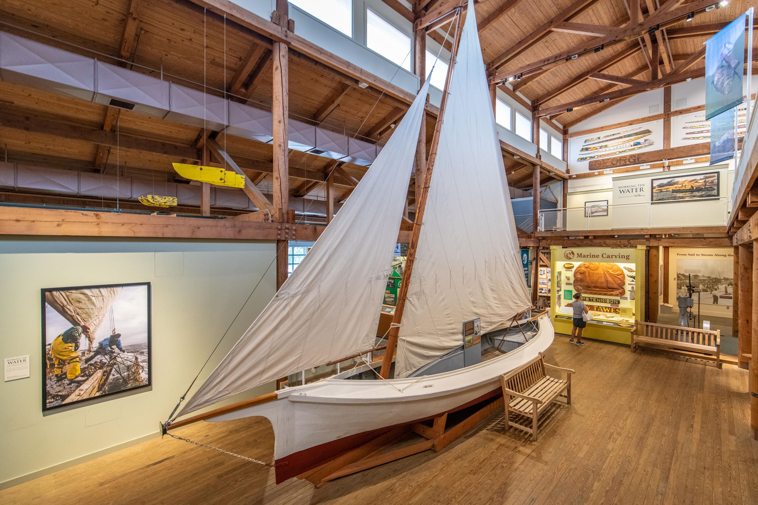 Sailboat at Calvert Marine Museum